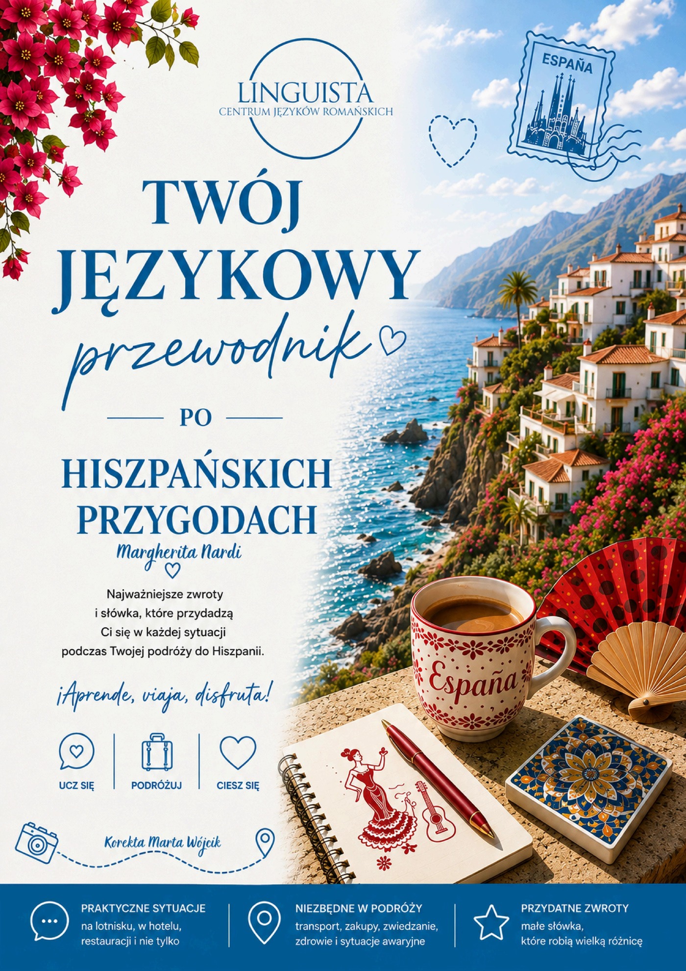 Twój językowy przewodnik po hiszpańskich przygodach - okładka e-booka